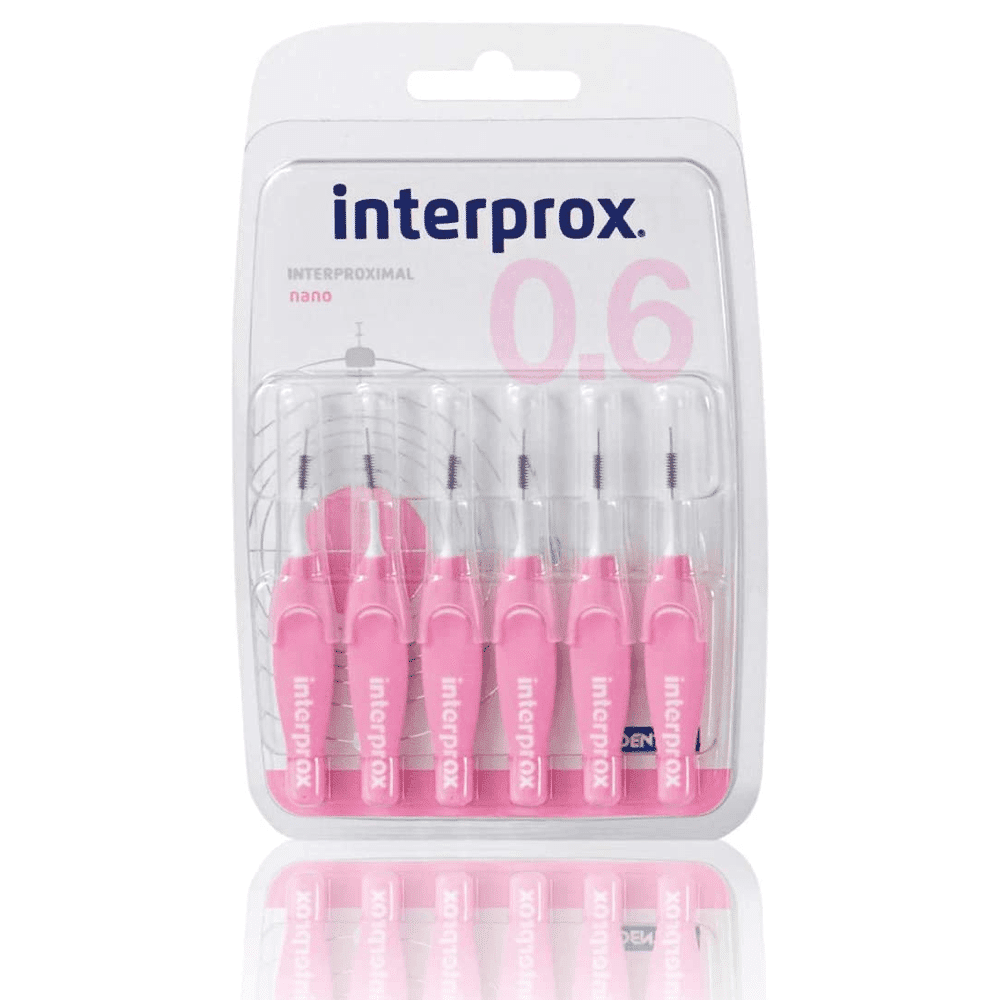 Brosse Interdentaire 0.6 Rose 6 Pièces