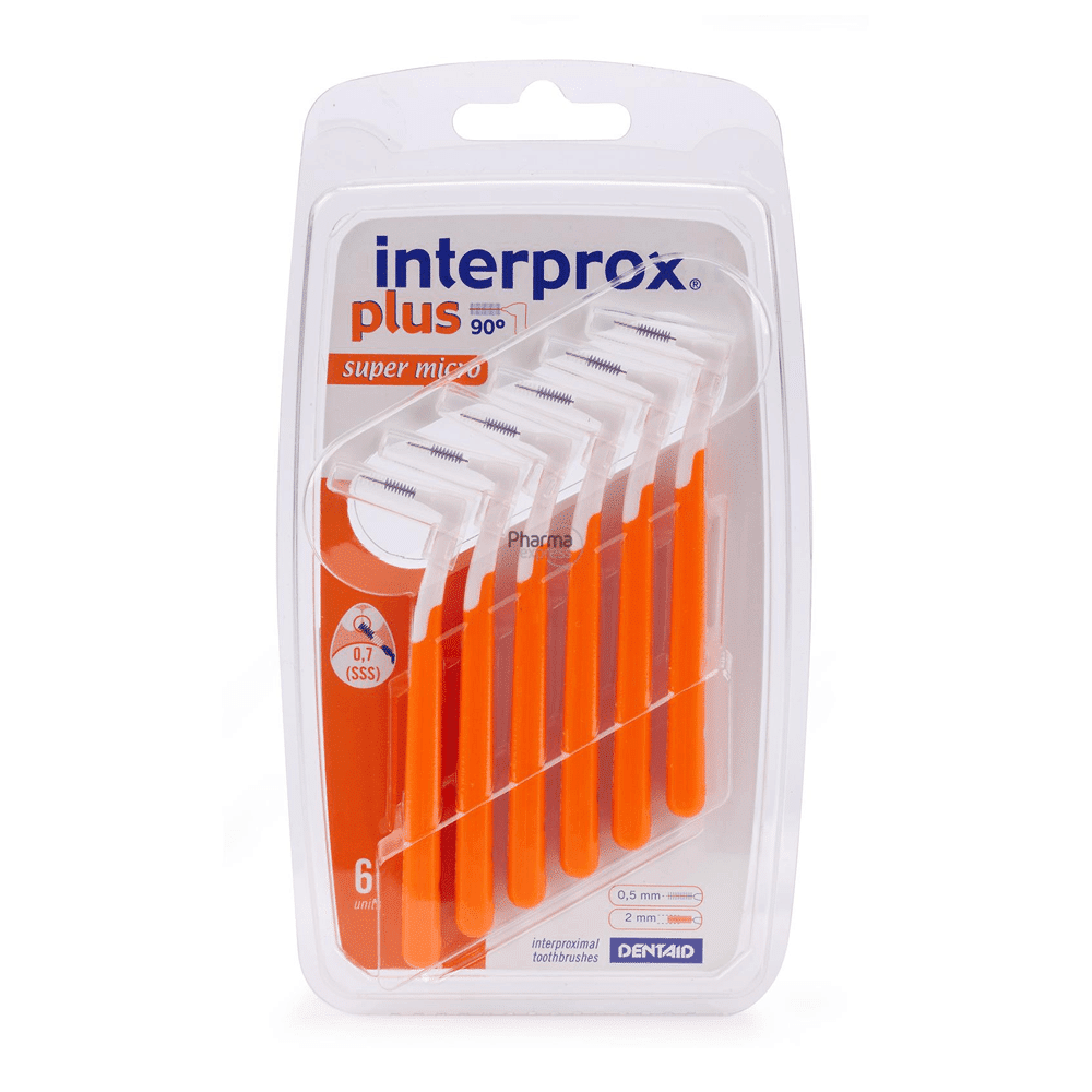 Super Micro Brosse Interdentaire 0.7 Orange 6 Pièces