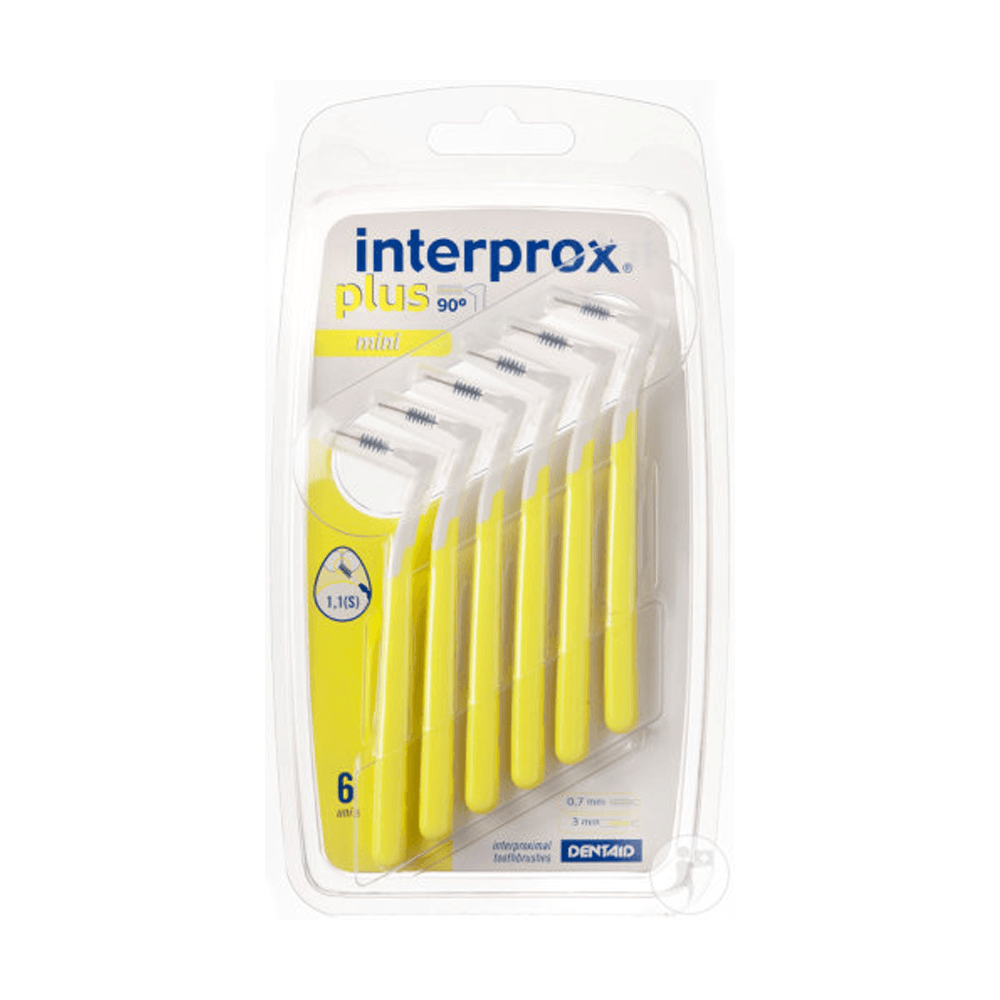 Mini Brosse Interdentaire 1.1 Jaune 6 Pièces