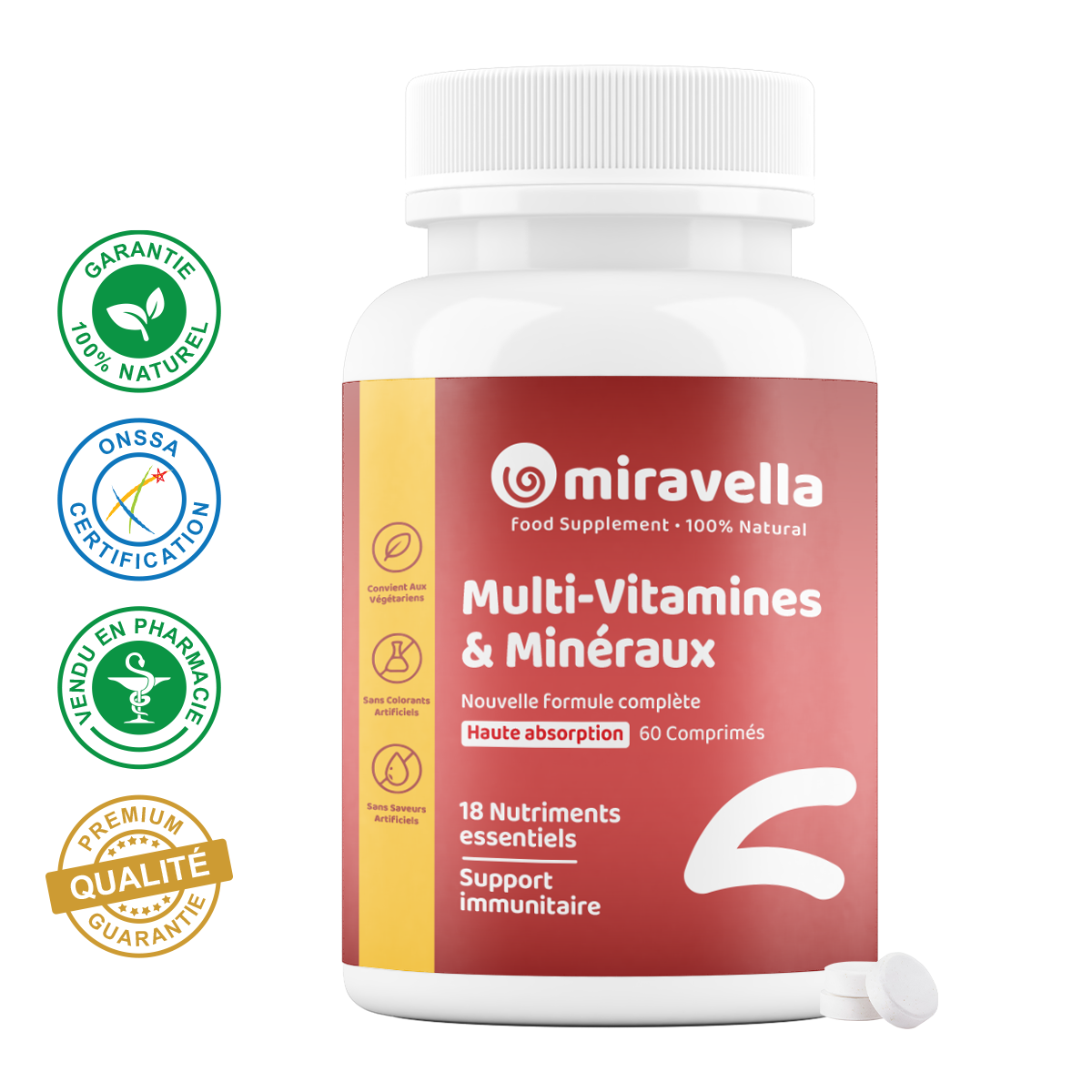 Multivitamins & Minerals – 60 Tablets