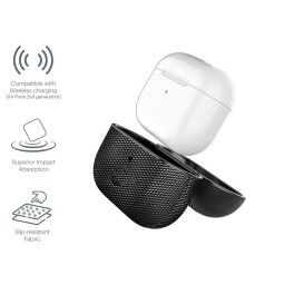 Coque TekView AirPods Pro -Noir/ Gris thumbnail 3