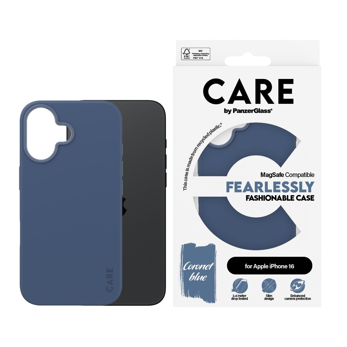 Case Fashion Blue iPhone 16
