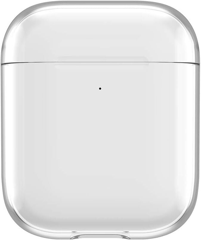 Designs Coque de Protection en métal Compatible avec Apple AirPods Transparent