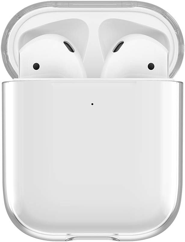 Designs Coque de Protection en métal Compatible avec Apple AirPods Transparent
