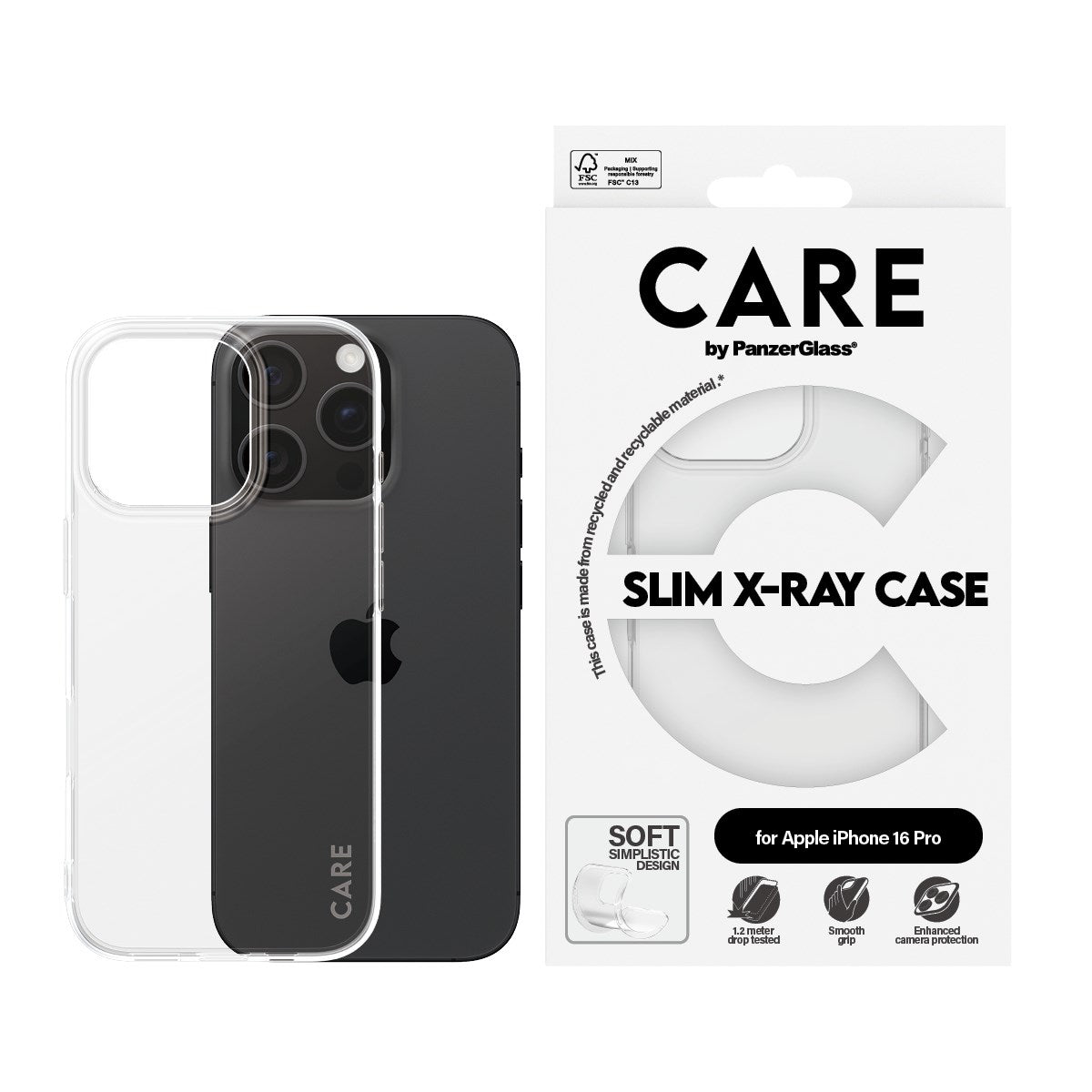 Case Fashion X-Ray Soft Basic iPhone 16 Pro Max