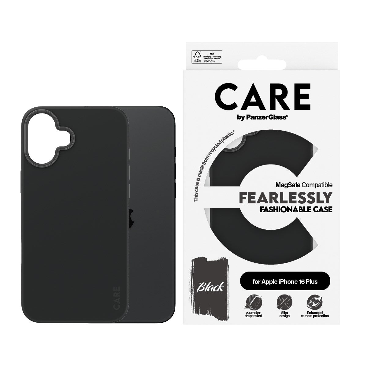 Case Fashion Black iPhone 16