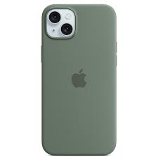 Coque en silicone avec MagSafe pour iPhone 15 - Cyprès