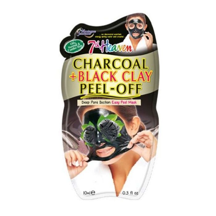Masque Facial - Charcoal Black Clay Peel-off - Vegan - Peaux Mixtes