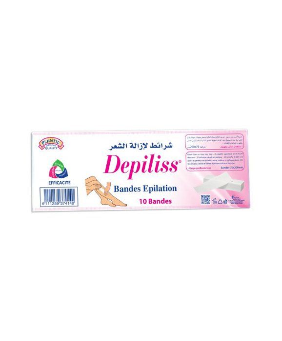 Bandes Epilation Depiliss Sachet 10u