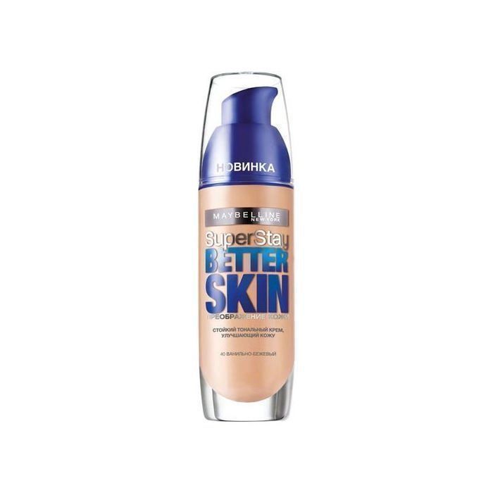 Fond de Teint - Maybelline - Superstay Better Skin - 040 Fawn - Longue Tenue - Anti-imperfections