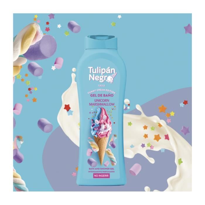 Gel Douche - Yummy Crème Glacée Marshmallow - 650 Ml - Vegan - Hydratant