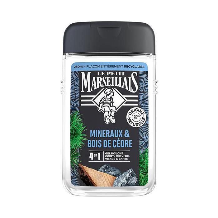 Gel Douche Homme Minéraux &amp; Bois de Cèdre 250ml