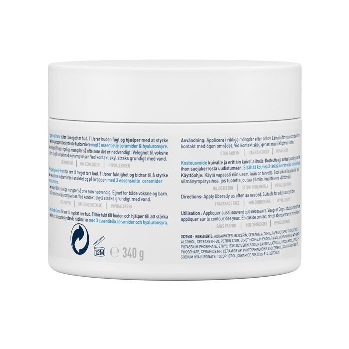 Crème Hydratante Pour Peaux Sèches Et Très Sèches