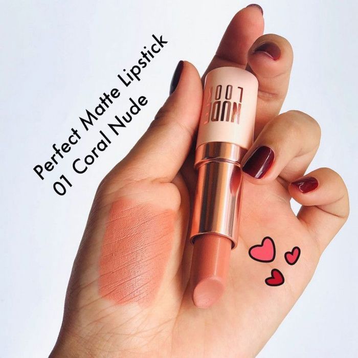 Rouge à Lèvres Mat Nude Look-01 Coral Nude