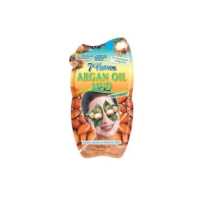 Mascarilla - Aceite de Argán - Vegan - Tous Types de Peau - Nettoie et Rajeunit