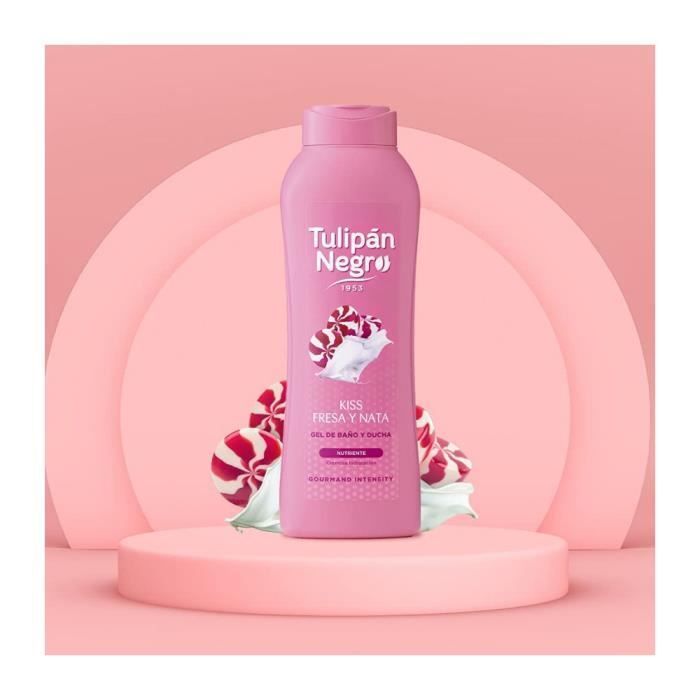Gel Douche - Fraise Chantilly - 650 Ml - Hydratant - sans Parabène