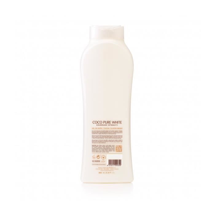 Gel Douche - Gourmandise Intense Coco - 650 Ml - Hydratation - Parfum Exotique