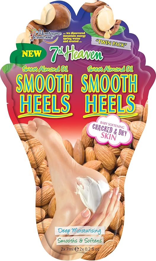 Sweet Almond Oil Smooth Heels 7th Heaven 2×7ml