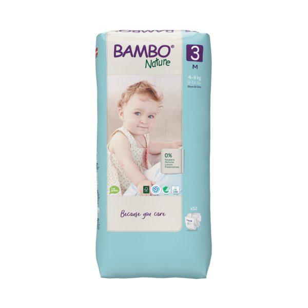 Couche bambo nature 4-8 kg taille 3