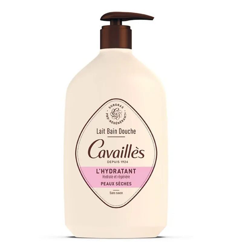 Lait Bain Douche - Roge Cavailles - Hydratant - Hypoallergénique - Peaux Sèches