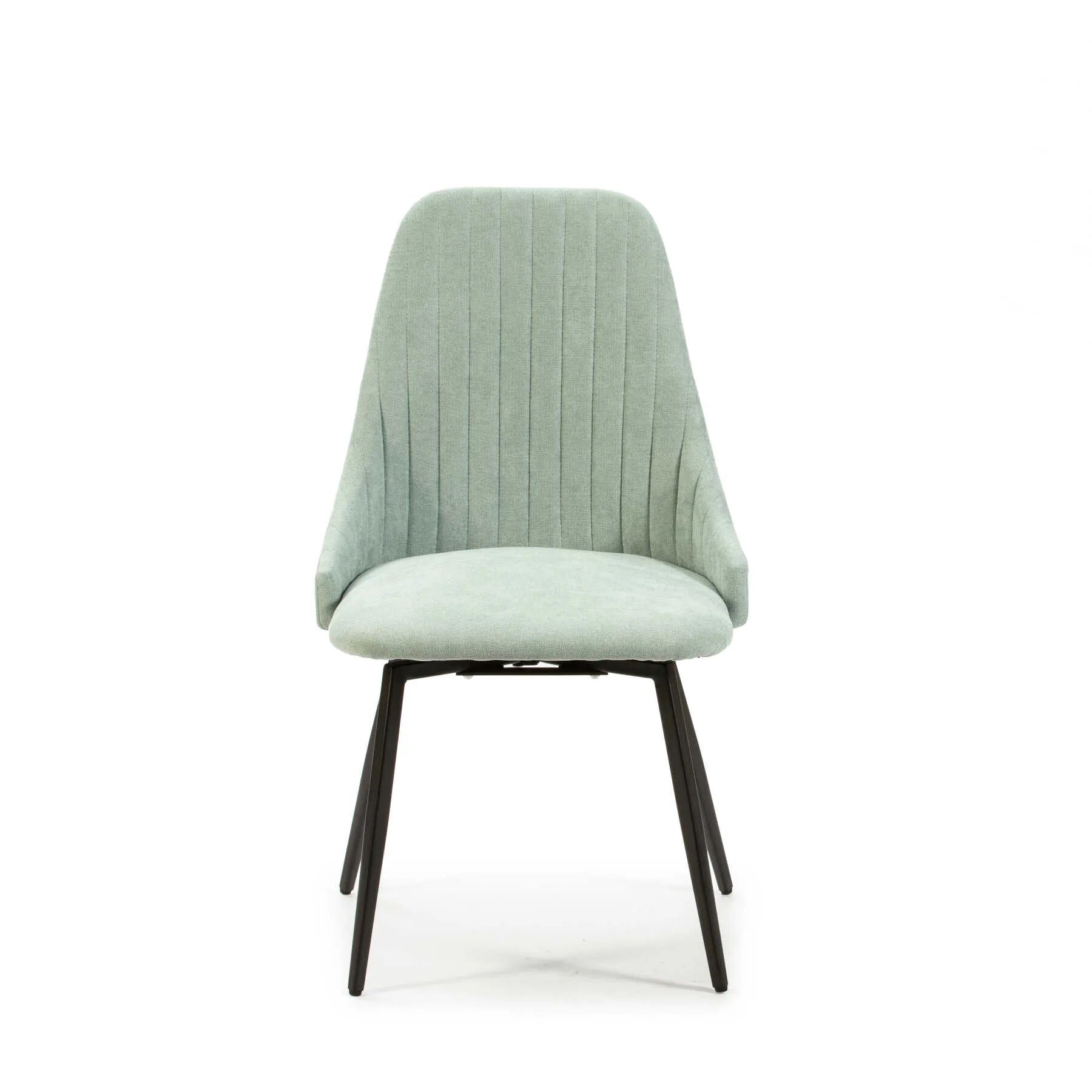 Elma Chaise Pivotante En Simili Cuir/tissu - Turquoise thumbnail 3