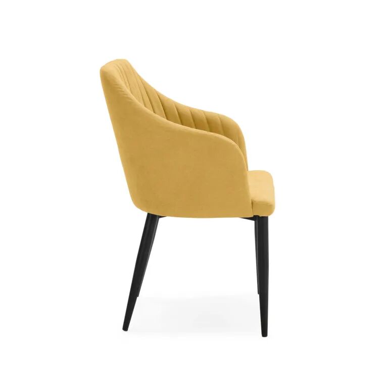 Nadi Fauteuil Avec Accoudoirs - Jaune