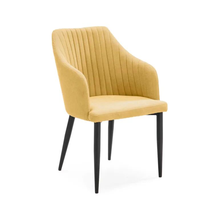 Nadi Fauteuil Avec Accoudoirs - Jaune