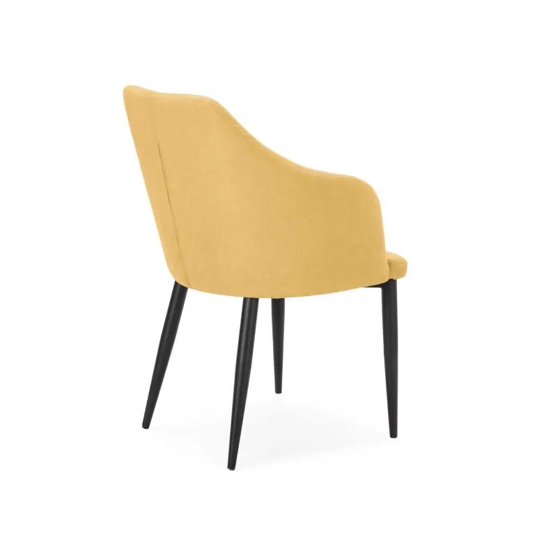 Nadi Fauteuil Avec Accoudoirs - Jaune thumbnail 3