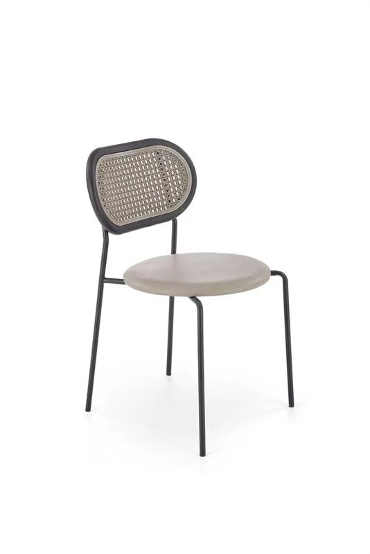 Luna Chaise de Salle à Manger Empilable - Gris