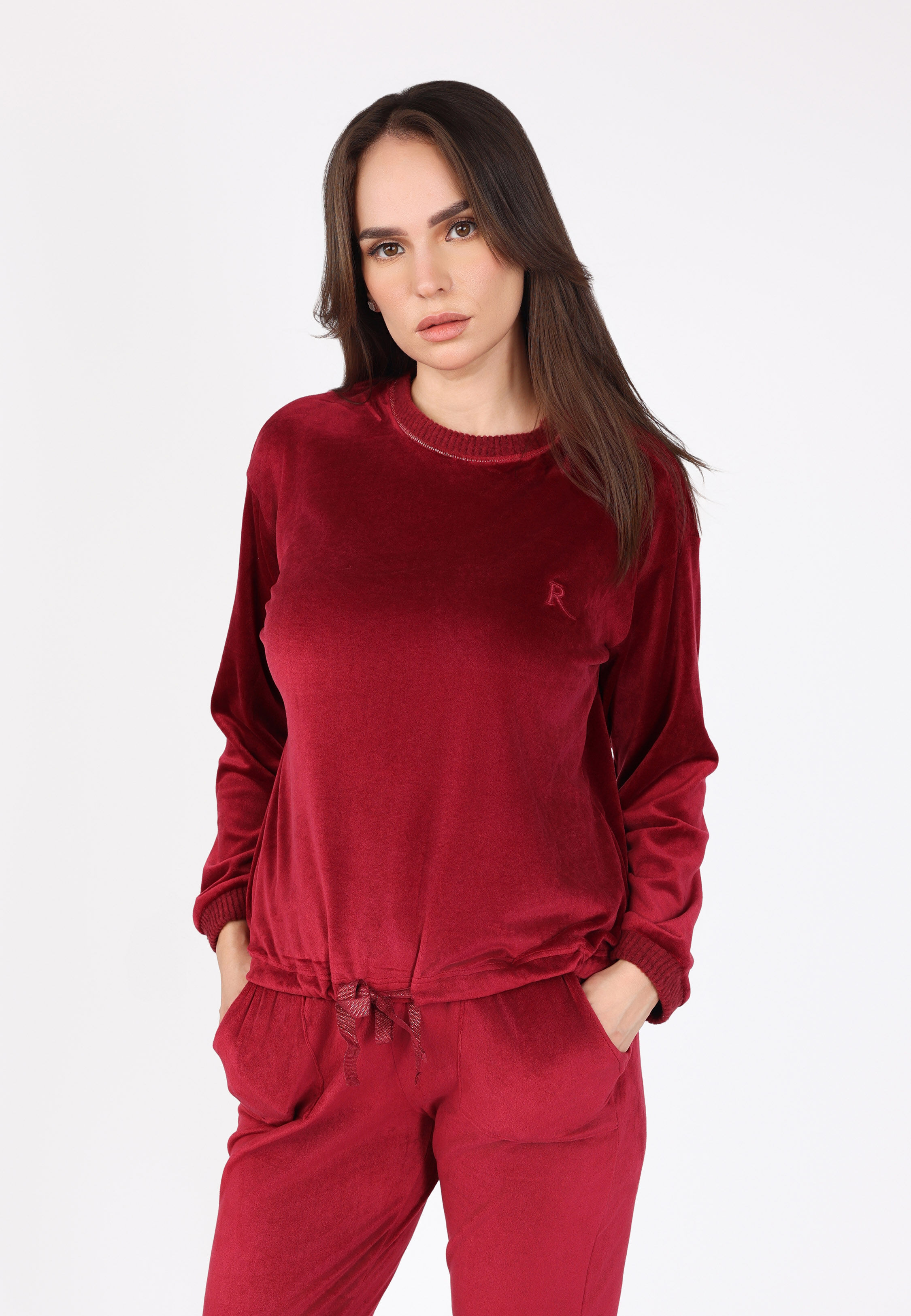 Ensemble Pyjama à Boutons Epaule | Collection Velvet MLC