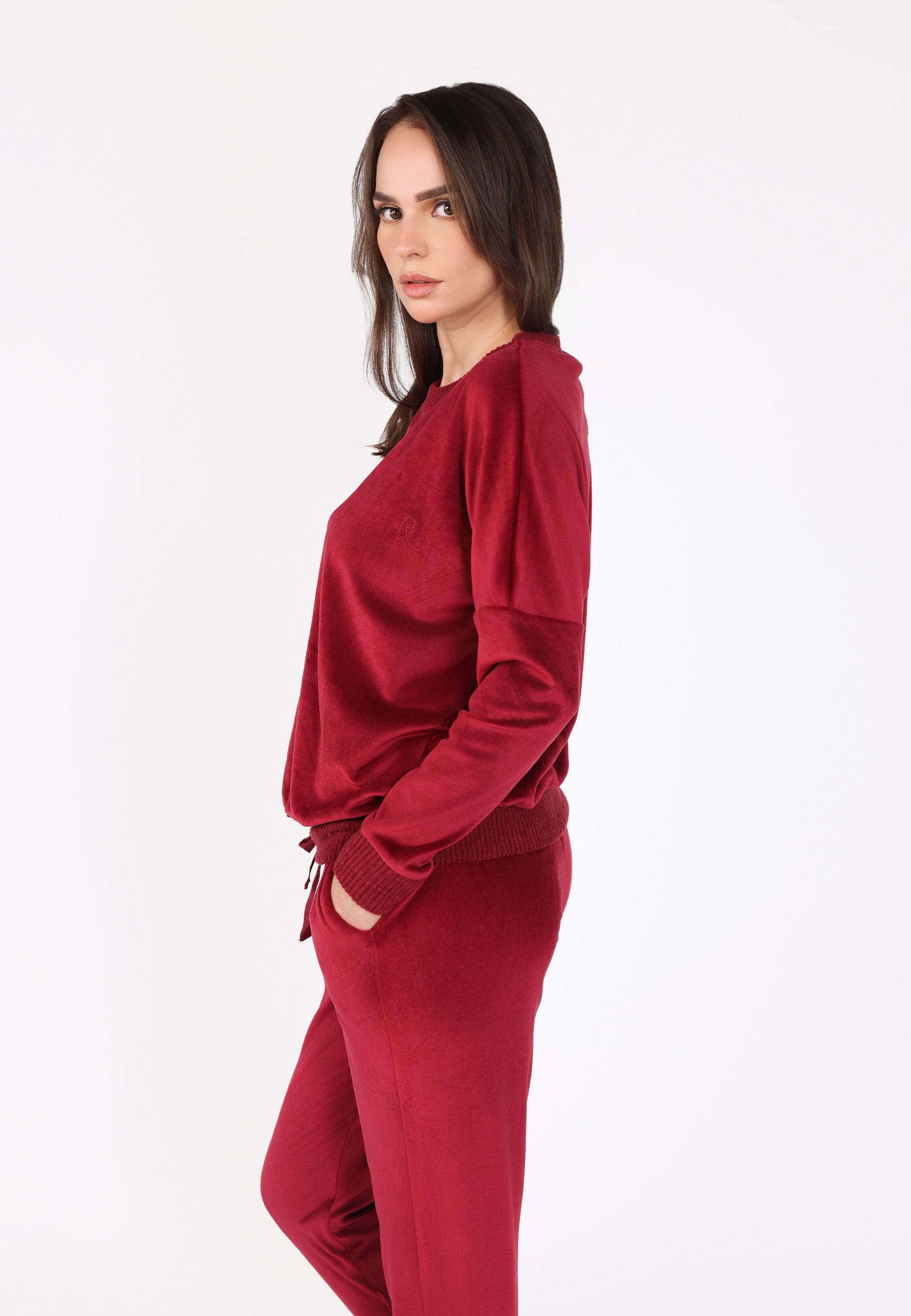 Ensemble Pyjama Col Rond | Collection Velvet MLC thumbnail 3