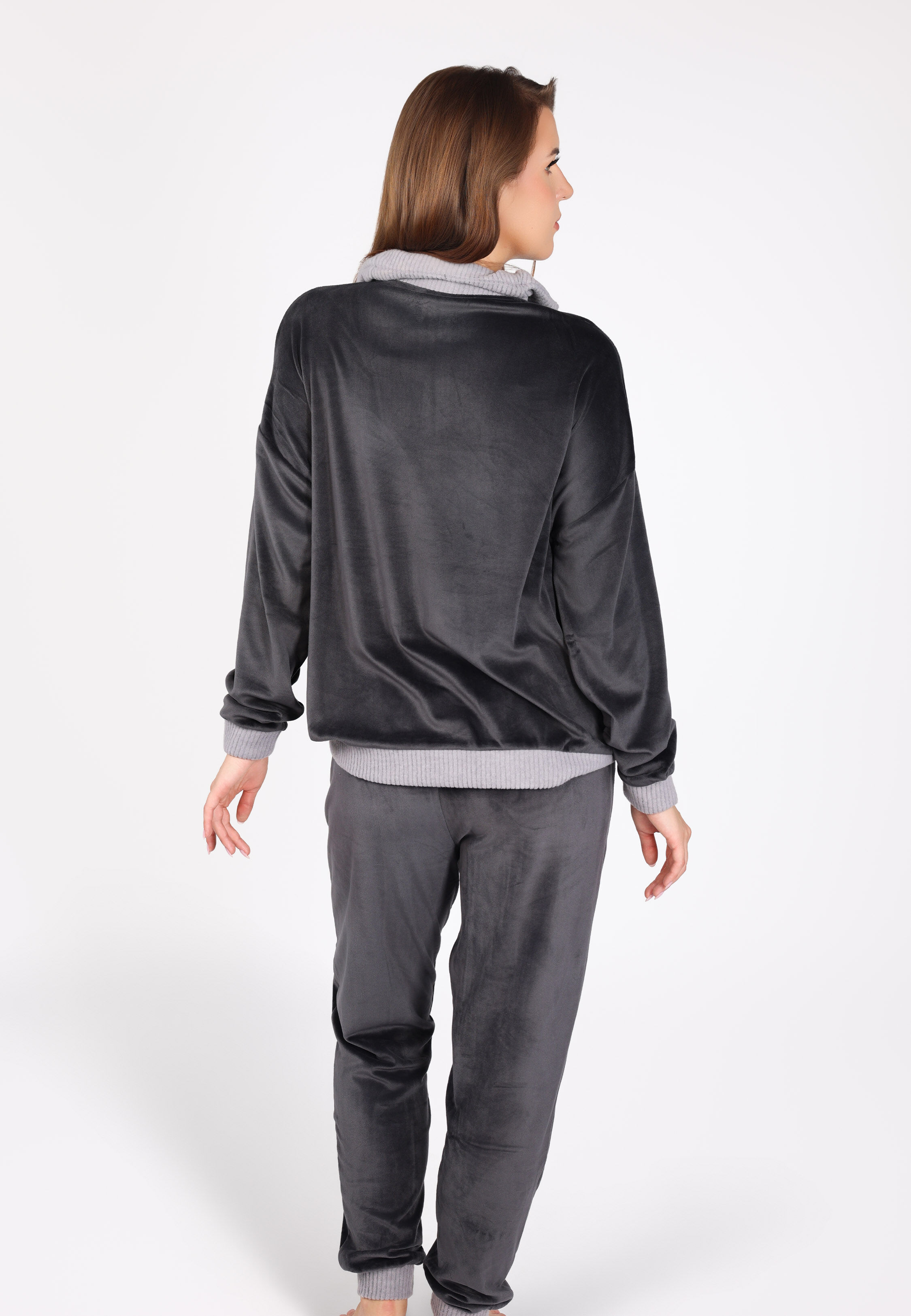 Pyjama Col Montant Zippé | Collection Velvet MLC thumbnail 3