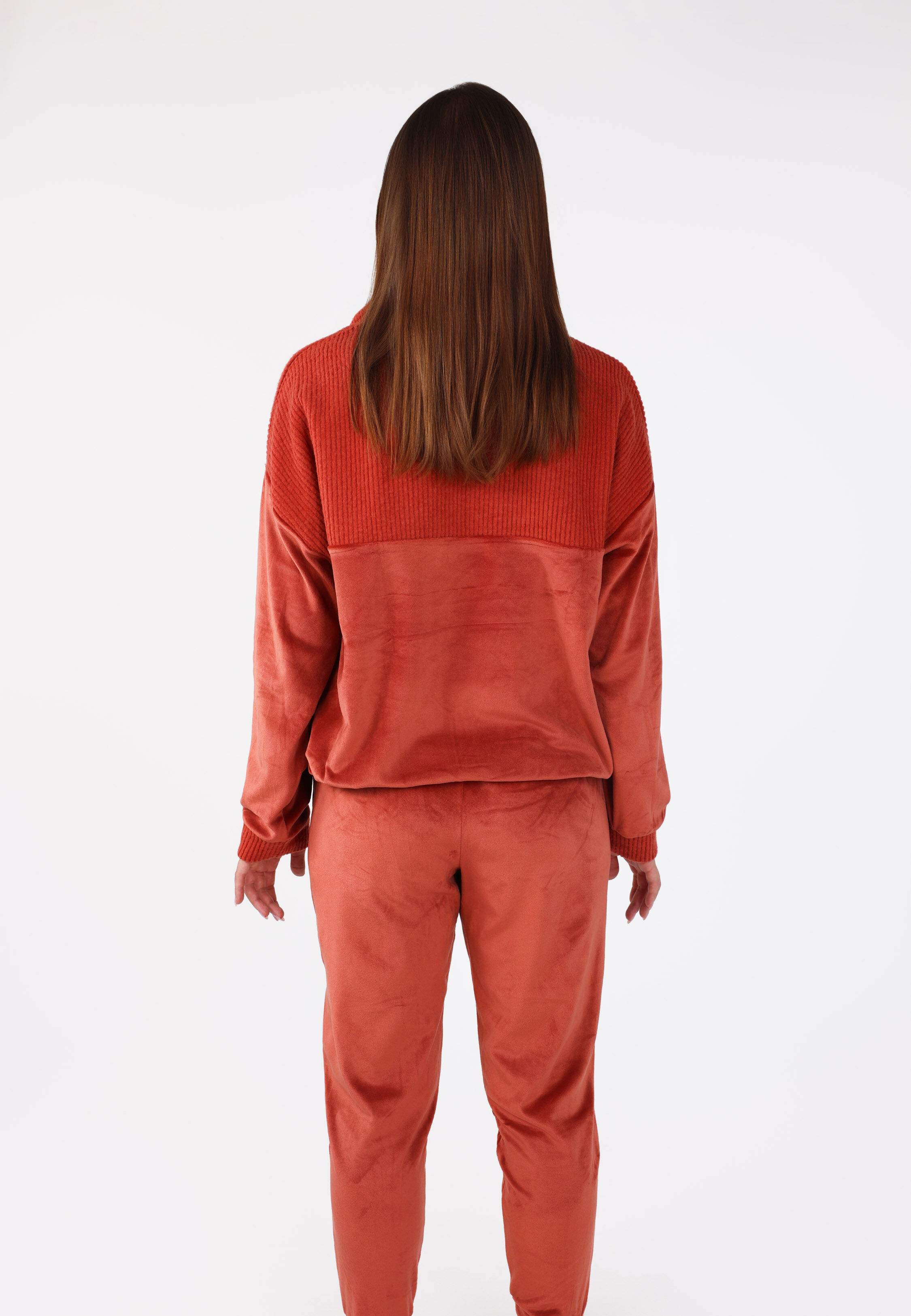 Pyjama à Col Montant Zippé | Collection Velvet MLC thumbnail 3