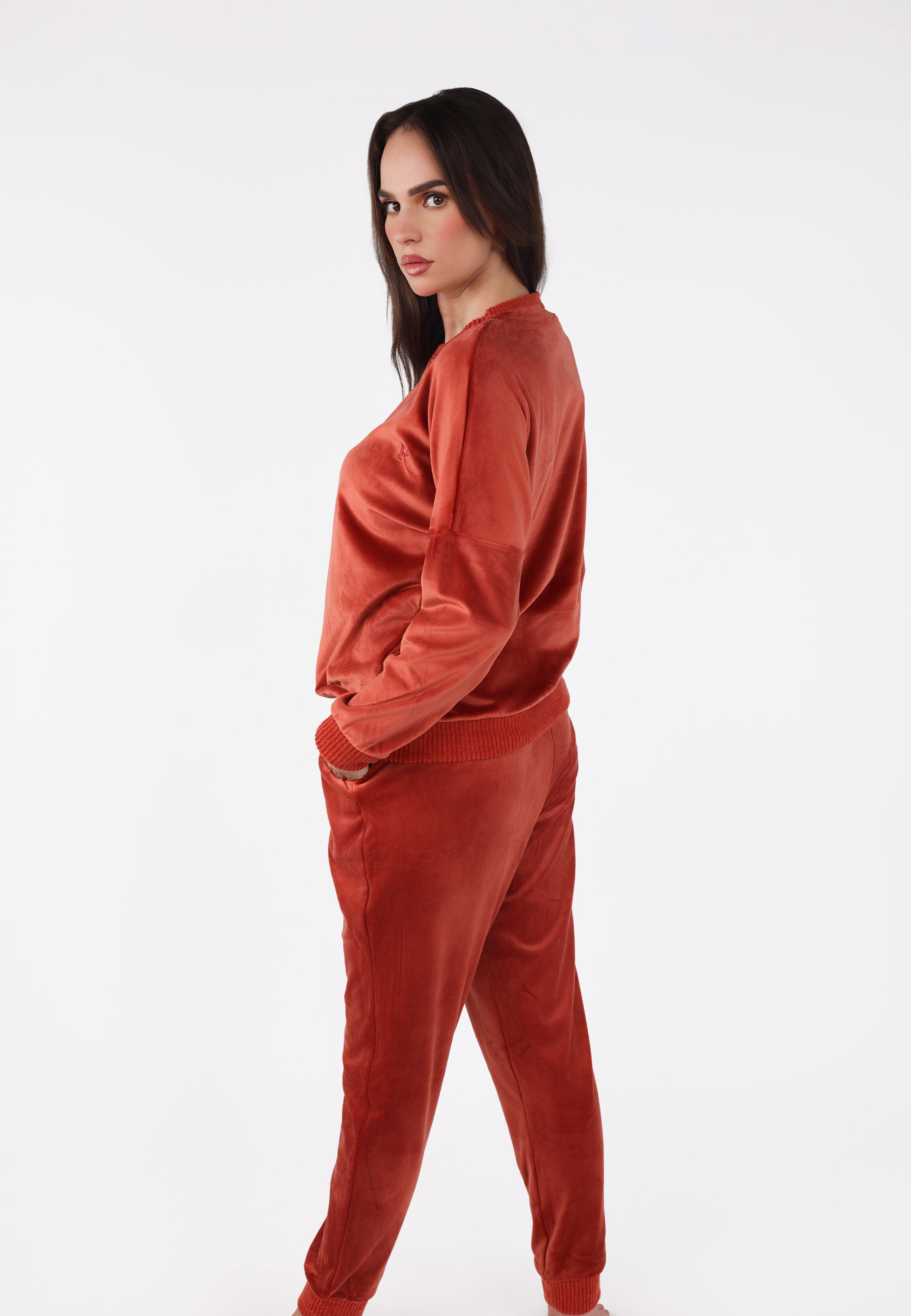 Ensemble Pyjama Col Rond | Collection Velvet MLC thumbnail 3