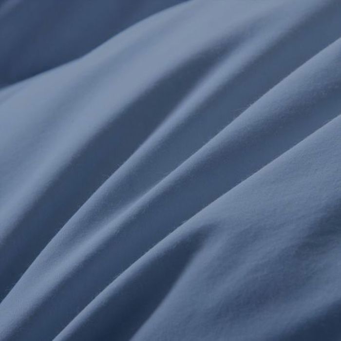 Couette Unie Bleu Pétrole Microgel MALABATA 220x240 cm + Taies D'oreiller Offertes // Chaude C°+++ & Antiallergique