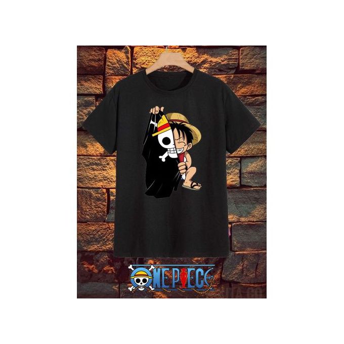 Super Promot-shirt Noir Anime
