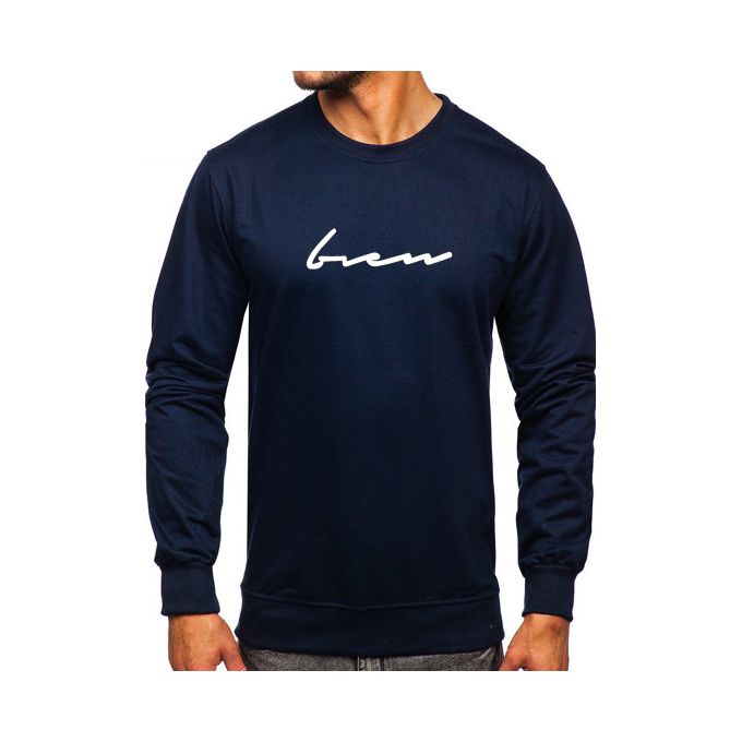 Sweat Bleu Marine pour Homme 