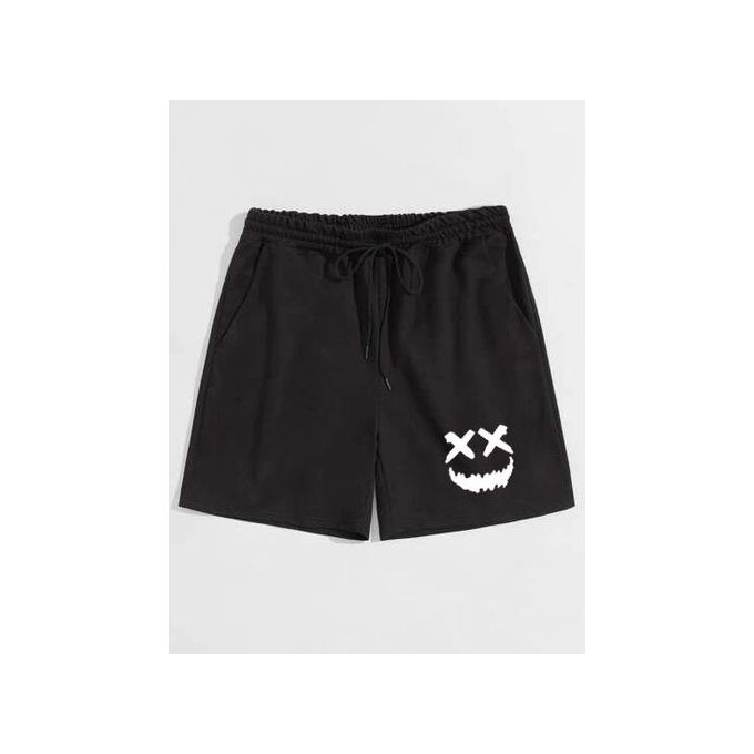 Short Noir Simple pour Homme Imp/02295 thumbnail 1