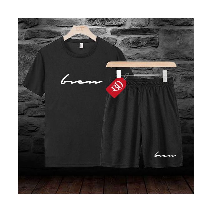 Ensemble Promo Short et T-shirt Noir pour Homme thumbnail 2