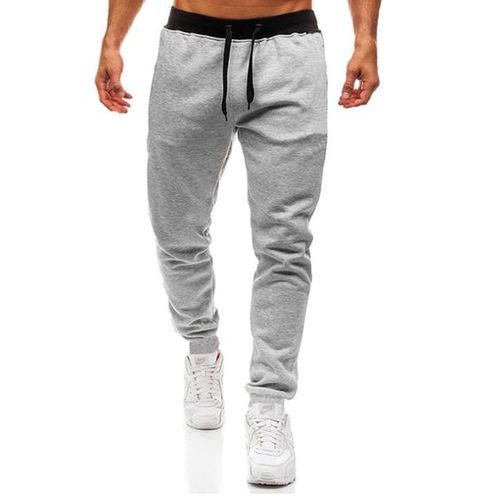 Pantalon Sportif pour Homme Gris et Noir Simple thumbnail 3