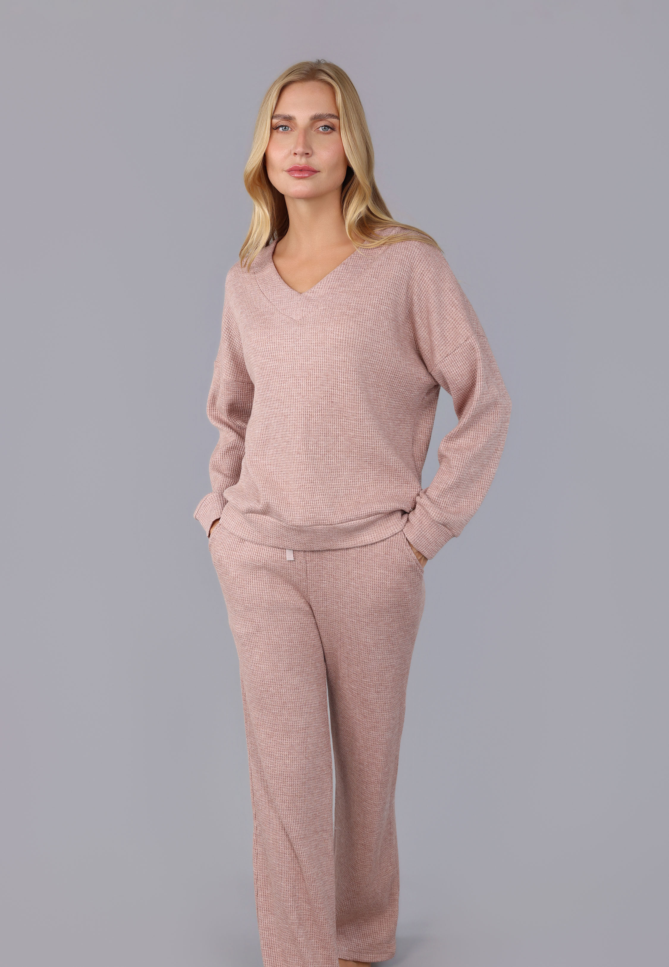 Ensemble Pyjama en Tissu Gaufré | Collection Waffle thumbnail 3
