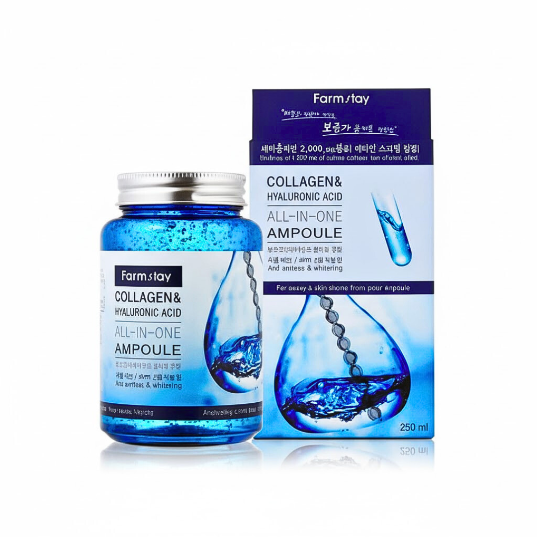Farmstay Collagen & Hyaluronic Acid All-in-one Ampoule 250ml