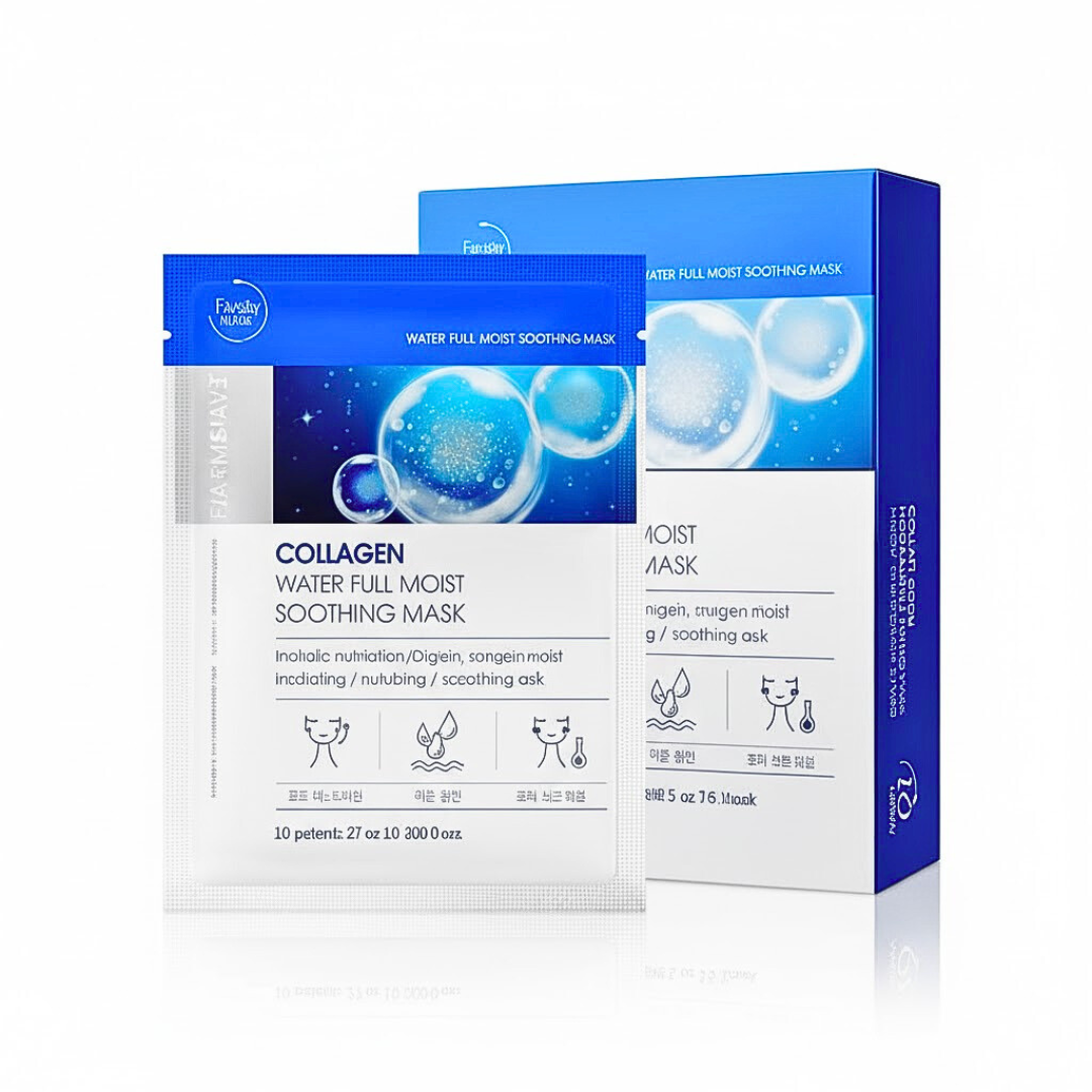 Collagen Water Full Moist Soothing Mask 27ml X 10 Sheets