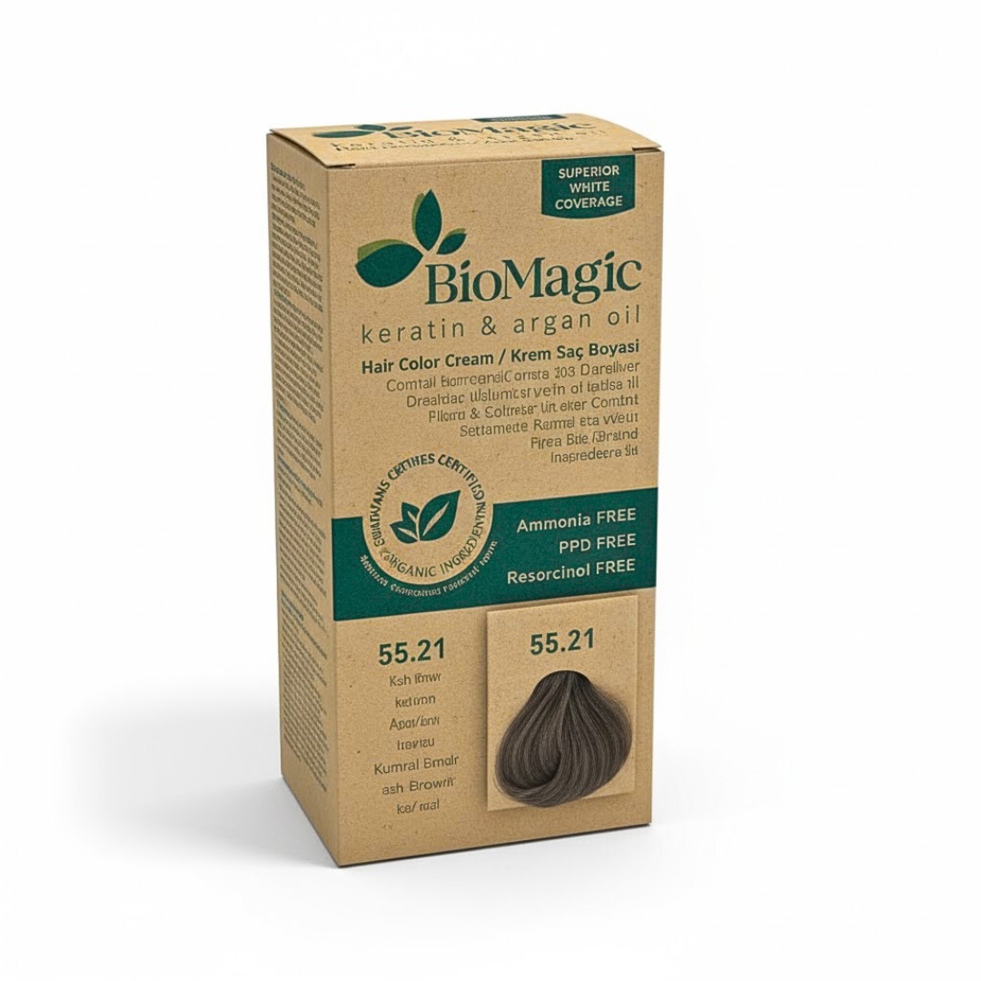 Hair Color Cream Kit 55/21 Iced Brown