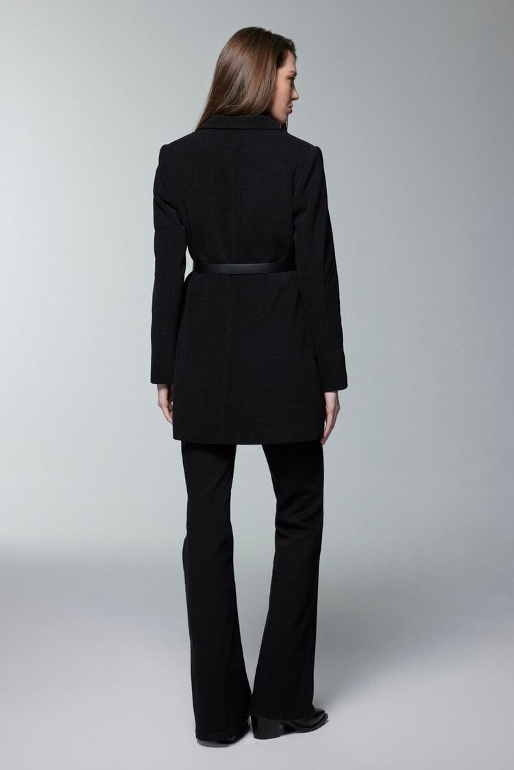 Veste À Double Boutonnage Ceinturée thumbnail 2