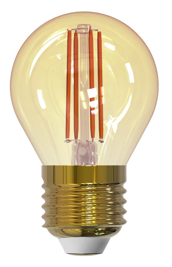 Pack de 10 Ampoule LED G45 4-40w E27 -F-LIC 320LM Amber 2200K