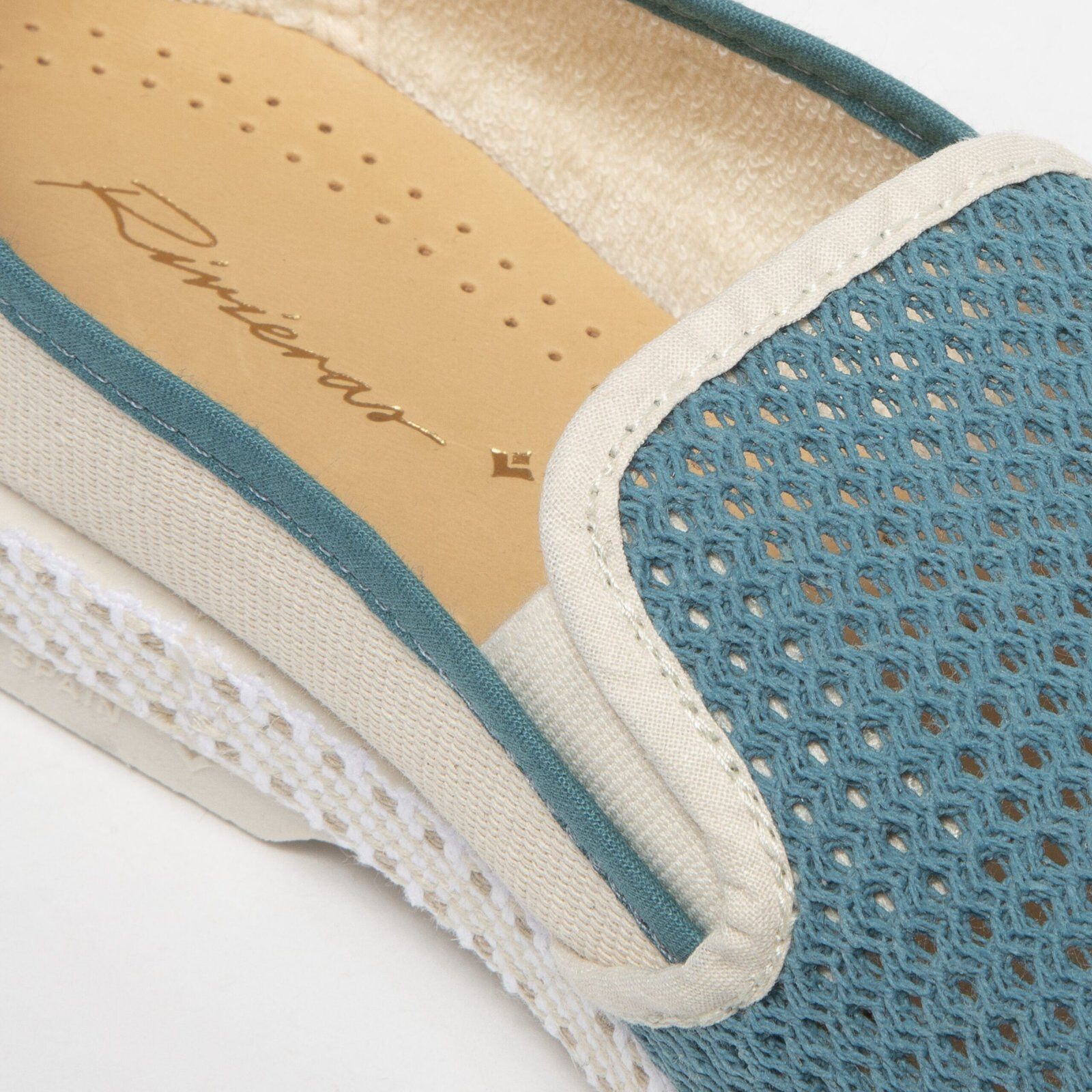 CHAUSSURES REVIERAS CLASSIC MATCH ECRU/AQUA thumbnail 3