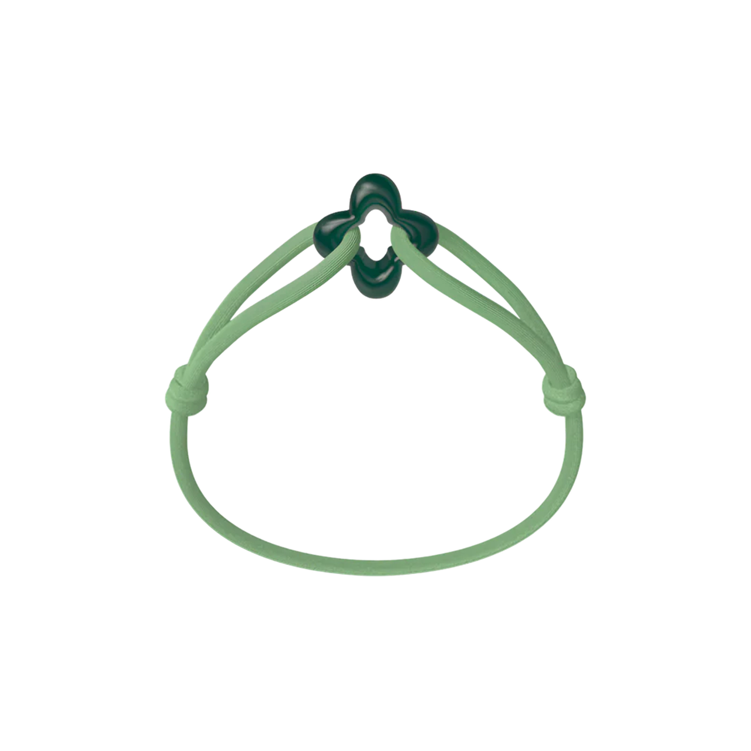 Bracelet Cordon - Green Clover