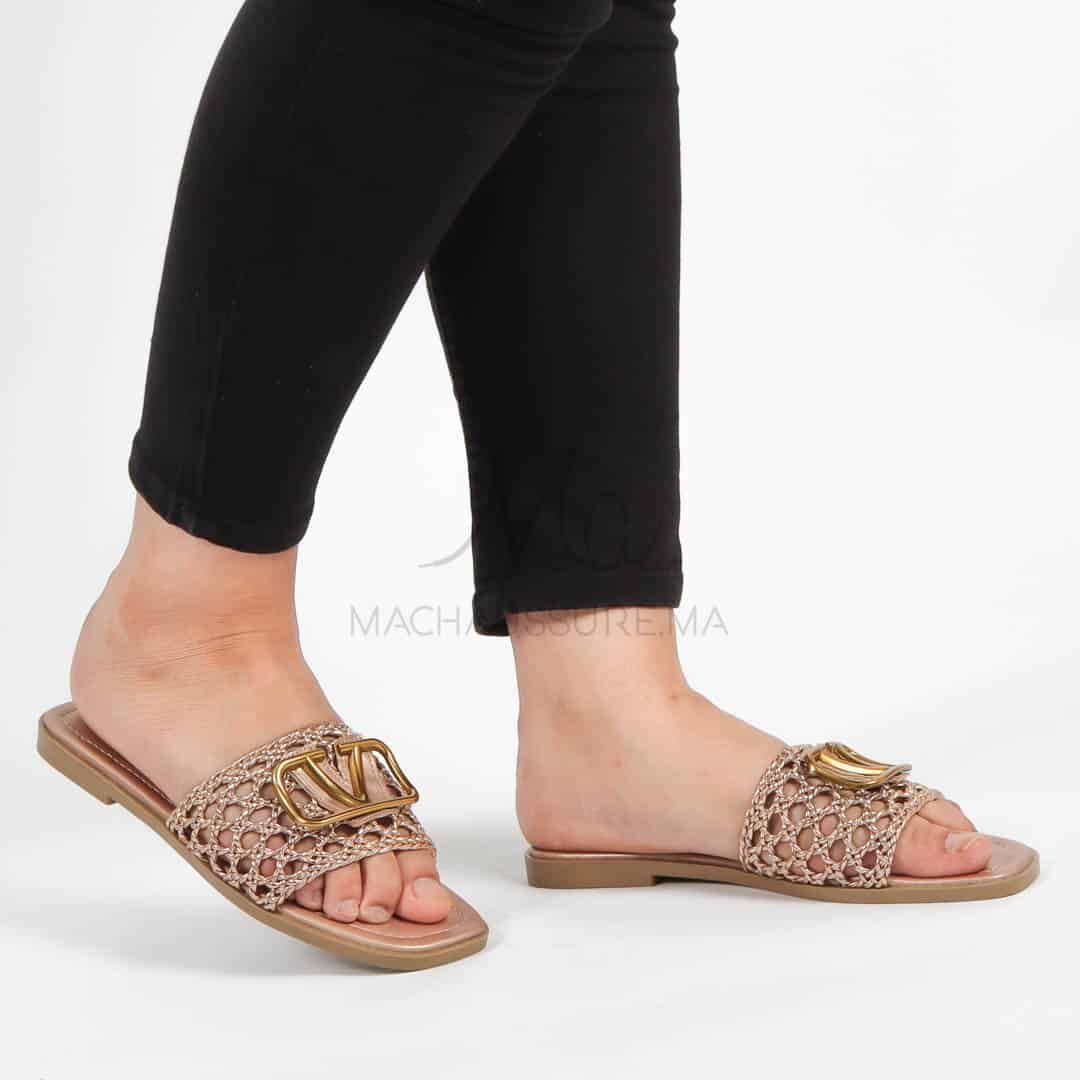 Geranium – Sandales Plates thumbnail 1