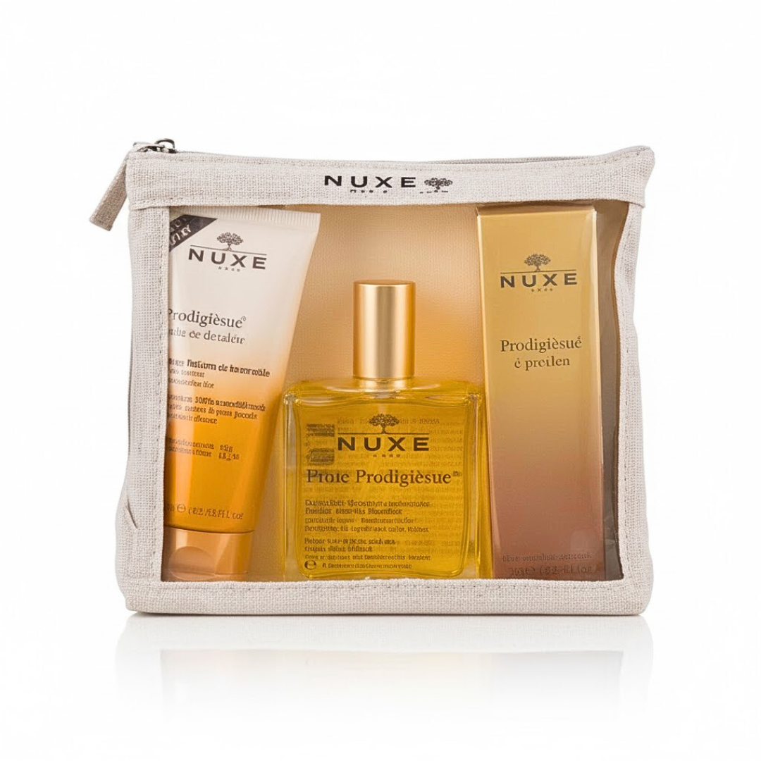 Prodigieux Trousse Huile Douche+Huile Seche 100ml+Parfu